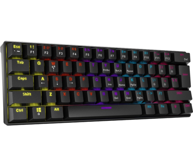 XPG Summoner Mini (Outemu Red) - Czarna - 1122533 - zdjęcie 4